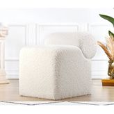 Lorence Home Monlik Teddy Kürk Beyaz Puf