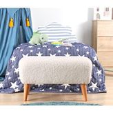 Lorence Home Moouv Çocuk Bench Puf - Beyaz