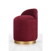 Lorence Home TY1064 Bordo Dover Puf