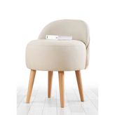 Lorence Home TY3088 Krem Corvile Puf