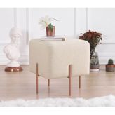 Lorence Home TY4458 Krem Kare Copper Puf