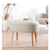 Lorence Home TY4485 Krem Timoon Puf