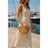 Lorevie Kadın Hasır Clutch Çanta - Hasır - Hasır