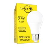 LOREX LR-LA09 9W Led Ampul, Led Tasarruflu Ampul