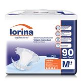 Lorina Bel Bantlı Medium 90 Adet Hasta Bezi