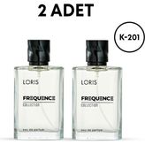 Loris K-201 Frequence EDP 2x50 ml Kadın Parfüm