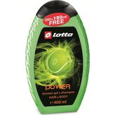 Lotto Power 400 ml Erkek Vücut ve Saç Şampuanı