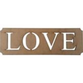 Love Ahşap Kapı Süsü L-85
