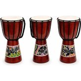 Lovesta Home Ahşap Batikli Darbuka NO:1023 - çok renkli