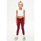 LOVETTI Bordo Basic Kız Çocuk Kışlık Tayt