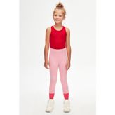 LOVETTI Pembe Basic Kız Çocuk Yazlık Tayt