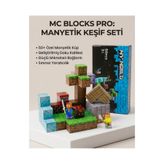 LRS STORE Manyetik Yapı Blokları 50 Parça – Çocuklar Için Eğitici Oyuncak Seti Minecraft Mıknatıslı Küpler