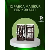 Ls 12 Parçalık Özel Deri Çantalı Kişisel Bakım Seti