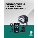 Ls 7 Farklı Aydınlatma Modu ve Ses Sensörlü Disko Topu Lambası