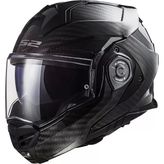 LS2 Advant X Karbon Çene Açılır Siyah Kask