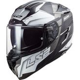Ls2 Challenger Allert Mat Tıtanıum-Gri Kask - Siyah - Gri - Kırmızı