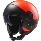 LS2 OF597 Cabrio Mat Turuncu Kask