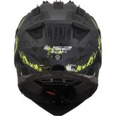 Ls2 Pıoneer 2 Crazy Mat Siyah-Gri-Neon Sarı Kask - XL - Renkli