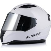 LS2 Rapid 2 Beyaz Kapalı Gri Camlı Motosiklet Kaskı