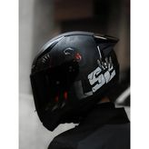 LS2 Rapıd 2 Clawn Mat Siyah-Gri-Kırmızı Kask + Spoiler Mikrometrik Çene Bağlantısı ile Güvenli - XL