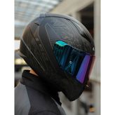 Ls2 Rapıd 2 Crypt Mat Siyah Tam Yüz Kask Polikarbonat Malzeme ile 2XL Beden