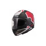 LS2 RAPID-2 L BEDEN GRID MAT BEYAZ-KIRMIZI KASK