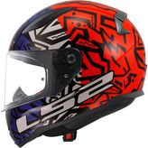 Ls2 Rapıd 2 Memphıs Kırmızı-Mavi Kask - 2XL