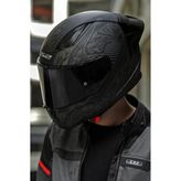 LS2 Rapid 2 Race Crypt Mat Siyah Kask 2XL Polikarbon Dış Kabuk ile Üstün Güvenlik ve Konfor