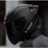 LS2 Rapid 2 Race Fullface Siyah Camlı Mat Siyah Motosiklet Kaskı