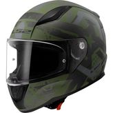 LS2 Rapıd 2 Thunder Bırds Mat Yeşil-Siyah-Gri Kask