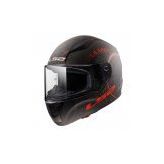 LS2 RAPID-2 XL BEDEN TAKAROA MAT SİYAH-KIRMIZI KASK