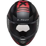 Ls2 Rapıd 2 Xtreet Mat Siyah-Kırmızı Kapalı Kask - XL - Siyah - Kırmızı