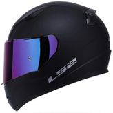 Ls2 Rapid Full Face Motosiklet Mat Siyah Gökkuşağı Vizörlü Kaskı