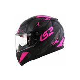 LS2 Rapid Siyah Motosiklet Kaskı