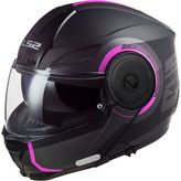 Ls2 Scope 2 Arch Çeneden Açılır Kask (Mat Titanyum-Pembe) - Tek Renk