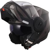 Ls2 Scope 2 Axis Çeneden Açılır Kask (Mat Siyah-Titanyum) - XL - Tek Renk