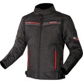 Ls2 Shadow Man Jacket Siyah Kırmızı Mont - 4XL