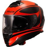 Ls2 Storm 2 Dodger Mat Siyah-Neon Turuncu Kask - 2XL