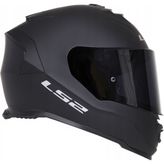 Ls2 Storm 2 Mat Siyah Kapalı Motosiklet Kaskı Siyah Camlı - 3XL
