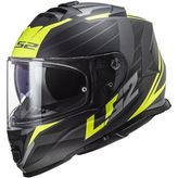 Ls2 Storm 2 Nerve Full Face Motosiklet Kaskı - XL - Mat Siyah - Sarı