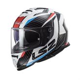 LS2 Storm 2 Racer Full Face Mavi Kırmızı Motosiklet Kaskı
