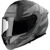 Ls2 Stream 2 Güneş Visörlü Motosiklet Kaskı Shadow Mat Titanium Gri - Renkli
