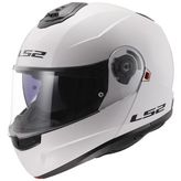 LS2 Strobe 2 Beyaz Çene Açılır Motor Kaskı
