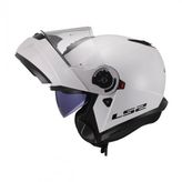 Ls2 Strobe 2 Çene Açılır Kask Beyaz