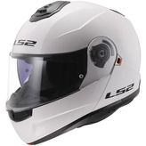Ls2 Strobe 2 Çene Açılır Motosiklet Kaskı - Beyaz - XL