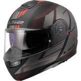 Ls2 Strobe 2 Code Mat Siyah-Gri Kask - XL - Tek Renk