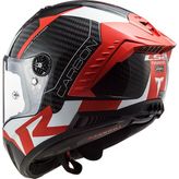 LS2 Thunder Racing 1 Kırmızı-Beyaz Motorsiklet Kaskı