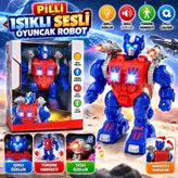 Lsk DMN6018 Kutuda Pilli Sesli Işıklı Oyuncak Robot