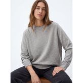 LTB Regular Fit Simli Triko Gri Kazak