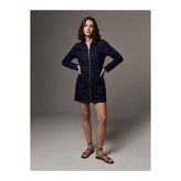 Ltb Sorya Mid Indigo Elbise